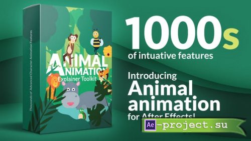 Videohive - Animal Character Animation Explainer Toolkit - 33034688 - Project for After Effects