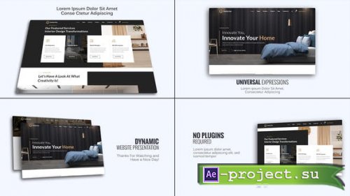Videohive - Dynamic Website Presentation - 33109207 - Project for After Effects