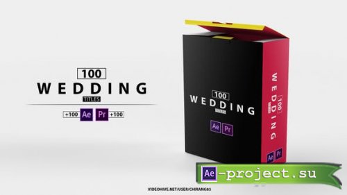 Videohive - 100 Wedding Titles of Love - 22563712 - Project for After Effects & Premiere Pro