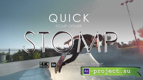 Videohive - Quick Stomp Opener - 22567114 - Project for After Effects