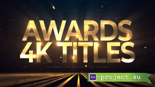Videohive - Awards 4K Titles | Lines - 25211057 - Project for After Effects