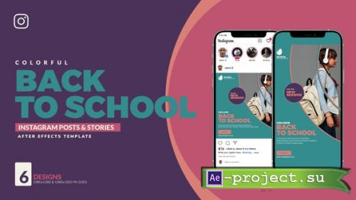 Videohive - Back To School Instagram Post & Story B107 - 33357591 - Project for After Effects