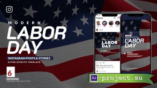 Videohive - Labor Day Instagram Posts & Stories B103 - 33307706 - Project for After Effects