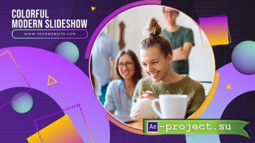 Videohive - Colorful Modern Slideshow - 33423523 - Project for After Effects