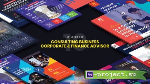 Videohive - Consulting Business Corporate & Finance Advisor Instagram Post - 33421987