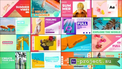 Videohive - Summer Typography - 33317460 - Project for After Effects