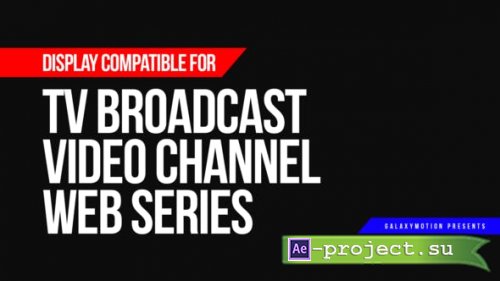 Videohive - Sport Channel Broadcast Pack - 33446870 - Project for After Effects
