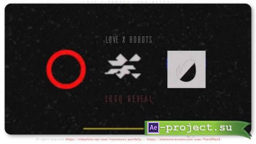 Videohive - Love X Robots Logo Reveal - 33448469 - Project for After Effects