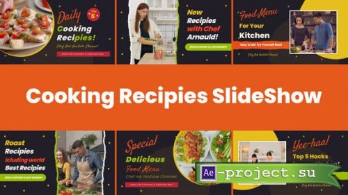 Videohive - Cooking Recipes Food Slideshow After Effects Template - 33456400 - Project for After Effects