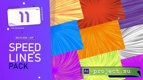 Videohive - Anime Action Motion Lines - 33425939 - Project for After Effects