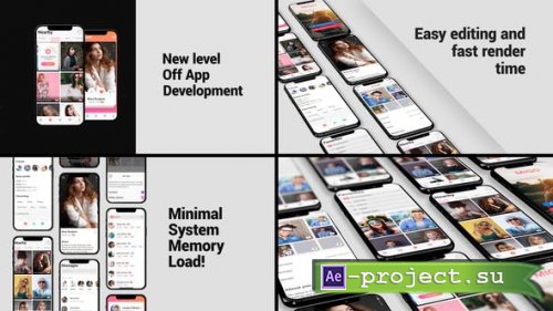 Videohive - Minimalistic App Promo - 28775688 - Project for After Effects