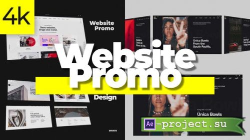 Videohive - Stylish Website Promo 4K - 29304119 - Project for After Effects