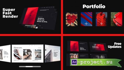 Videohive - Minimal Website Promo - 29853060 - Project for After Effects