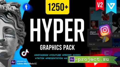 Videohive - Hyper - Graphics Pack V2.1 - 24835354 - Project & Script for After Effects