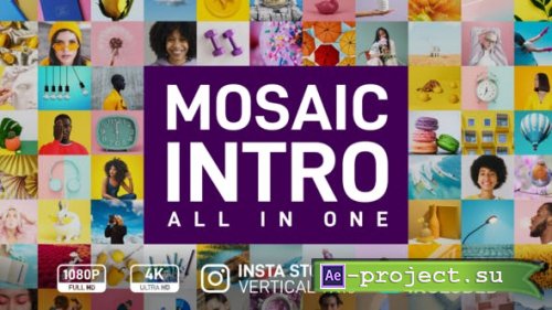 Videohive - Mosaic Intro - 33065272 - Project for After Effects