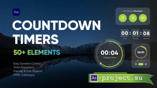 Videohive - Countdown Timers - 33032137 - Project for After Effects