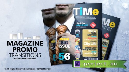 Videohive - Magazine Promo - Transitions - 32882453 - Project for After Effects