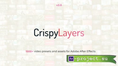 Videohive - CrispyLayers // 1500+ Video Presets & Assets V2 - 23180240 - Project & Script for After Effects