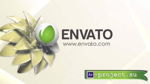 Videohive - 3D Clean Flower Logo - 12416804 - Project for After Effects