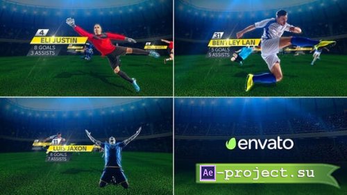 Videohive - Soccer Players - 23980906 - Project for After Effects