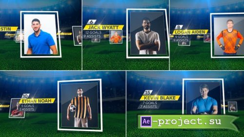 Videohive - Soccer Starting Lineup - 24448138 - Project for After Effects