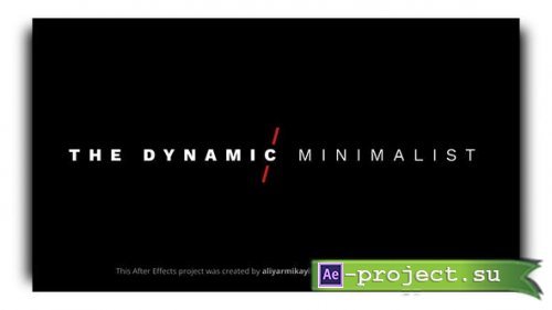 Videohive - Dynamic Minimalism - Animated Titles - 31834653 - Project for After Effects