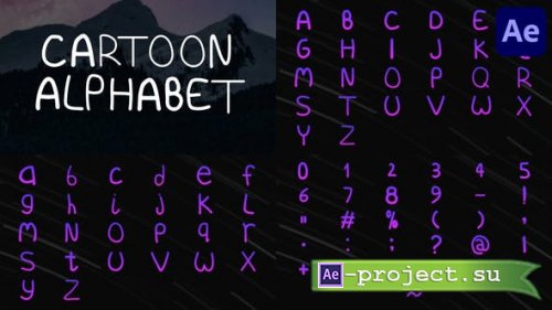 Videohive - Cartoon Alphabet | After Effects - 33475668 - Project for After Effects