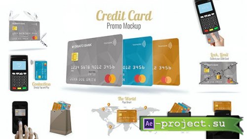 Videohive - Credit Card Promo Mock-up - 20535580 - Project for After Effects