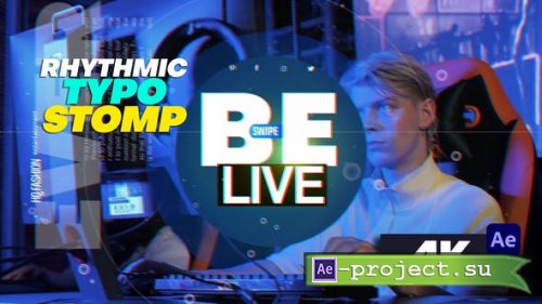 Videohive - Rhythmic Typo Stomp - 33506162 - Project for After Effects