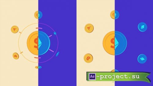 Videohive - Crypto Coin Logo Reveal - 33403509 - Project for After Effects