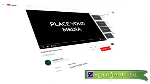 Videohive - Subscribe To The YouTube Channel Intro - 33521166 - Project for After Effects