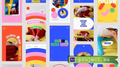 Videohive - Colorful Stories Pack - 33516540 - Project for After Effects