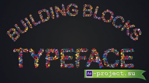 Videohive - Building Blocks Text Typeface - 33307505 - Project for After Effects