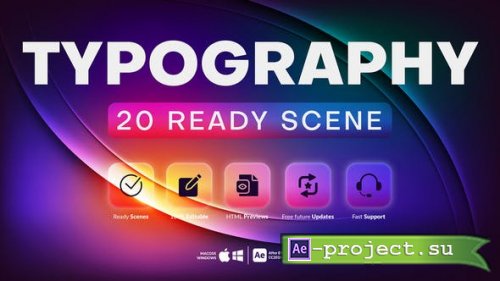 Videohive - 20 Creative Typography Scenes - 33534899 - Project for After Effects