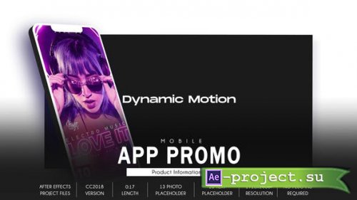 Videohive - Mobile App Promo - Dynamic Fast B102 - 33258152 - Project for After Effects