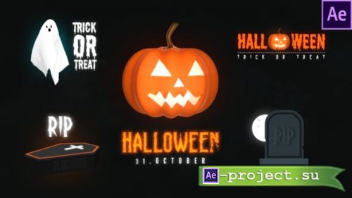 Videohive - Halloween Spooky Titles - 33590267 - Project for After Effects