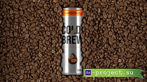 Videohive - Cold Coffee Can Packaging Mockup - 33590869 - Project for After Effects