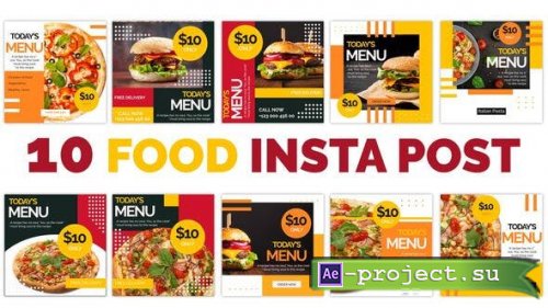 Videohive - Food Instagram Templates - 33597927 - Project for After Effects