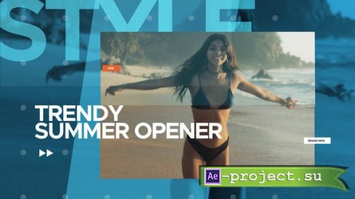 Videohive - Summer Trendy Opener | After Effects Template - 33408558 - Project for After Effects