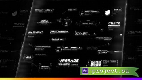 Videohive - HUD Titles and Call-Outs Pack II - 33518648 - Project for After Effects