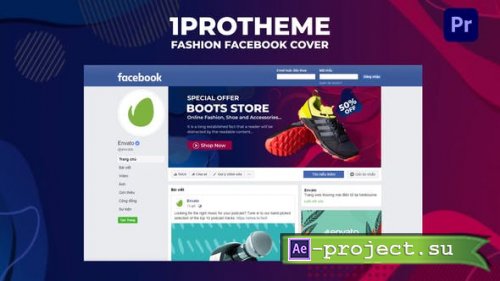 Videohive - Fashion Facebook Cover Mogrt 06 - 33573456 - Premiere Pro Templates