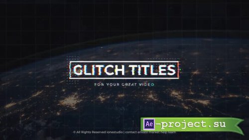 Videohive - Glitch Titles For After Effects - 33618561 - Project for After Effects