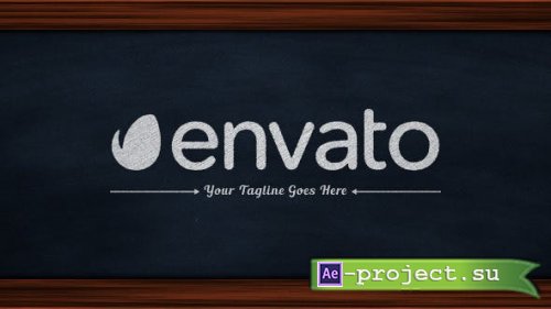 Videohive - Logo On Chalkboard - 10961220 - Project for After Effects