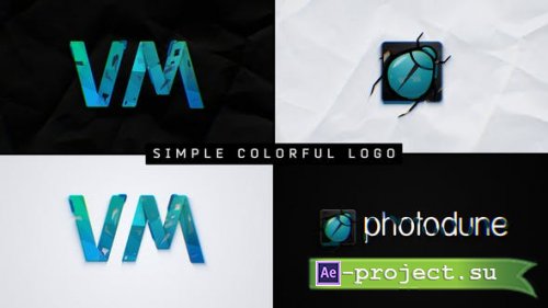 Videohive - Simple Colorful Logo - 33018239 - Project for After Effects