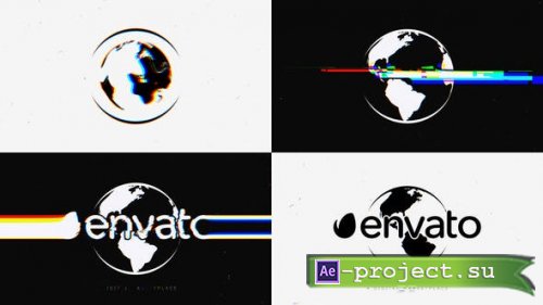 Videohive - Glitch Earth Logo - 33427071 - Project for After Effects