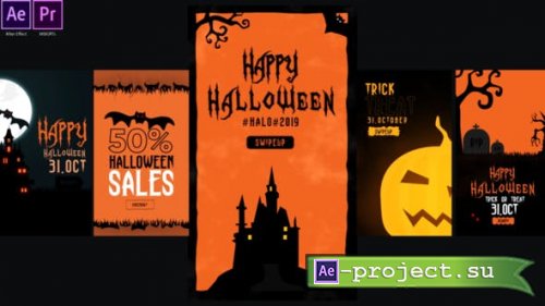 Videohive - Halloween Instagram Stories - 33627066 - Project for After Effects & Premiere Pro
