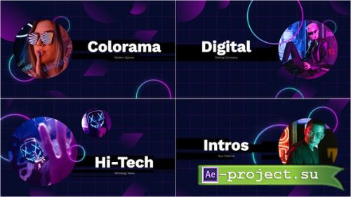 Videohive - Colorama - Glitch Opener - 33639403 - Project for After Effects