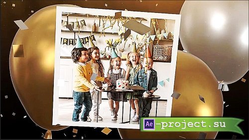 Balloons And Confetti Slideshow 985793 - Project for After Effects