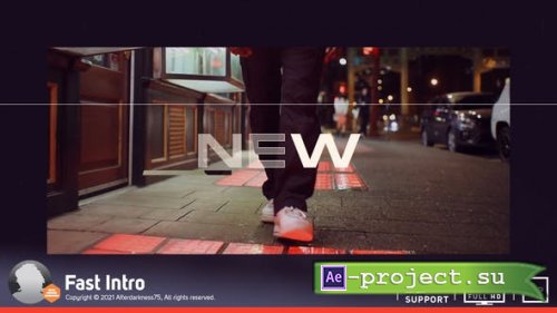 Videohive - Fast Intro - 32042556 - Project for After Effects