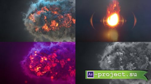 Videohive - Fire Blast Logo Intro - 32826516 - Project for After Effects